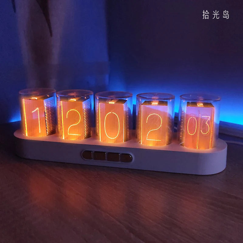 RGB LED Glow Digital Clock